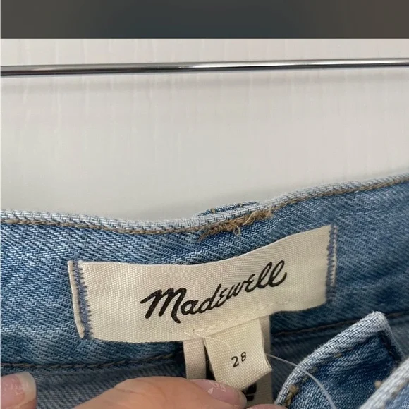 Madewell Light Blue Denim Mini Skirt NWT - Picture 8 of 8